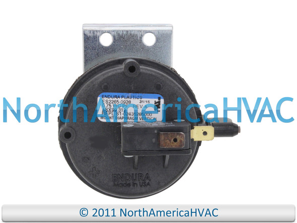 OEM Lennox Armstrong Ducane Air Pressure Switch 0.70 WC Fits